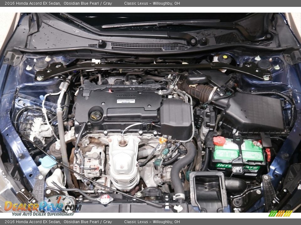 2016 Honda Accord EX Sedan Obsidian Blue Pearl / Gray Photo #24