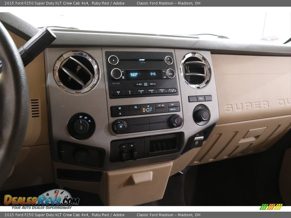 2015 Ford F250 Super Duty XLT Crew Cab 4x4 Ruby Red / Adobe Photo #10