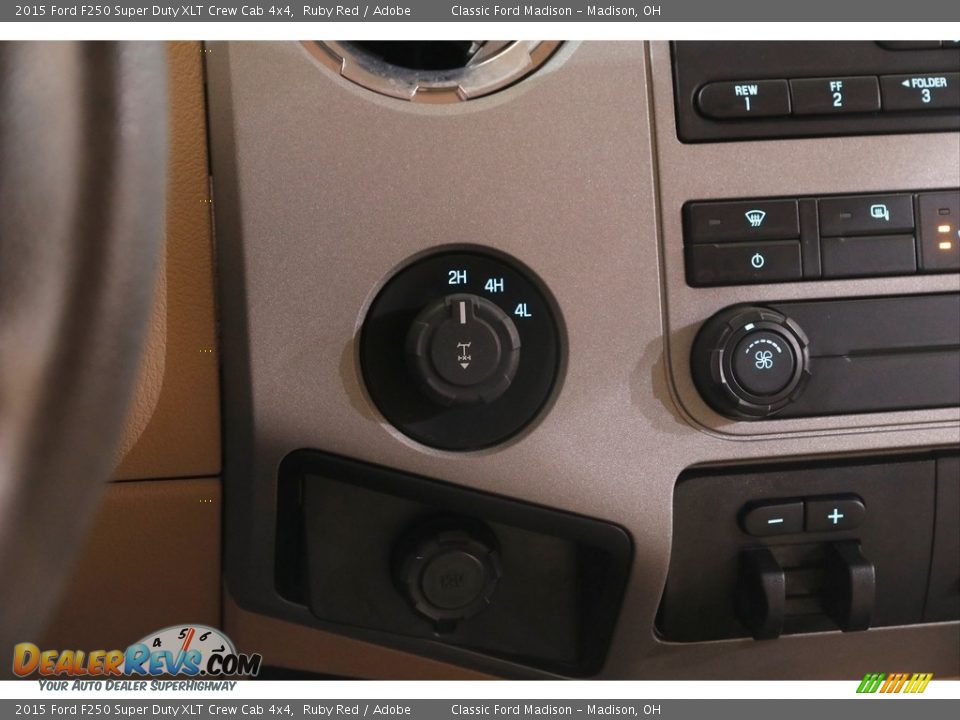 2015 Ford F250 Super Duty XLT Crew Cab 4x4 Ruby Red / Adobe Photo #11