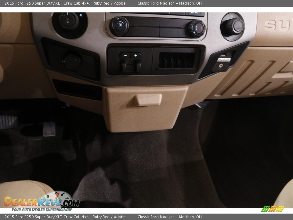 2015 Ford F250 Super Duty XLT Crew Cab 4x4 Ruby Red / Adobe Photo #12