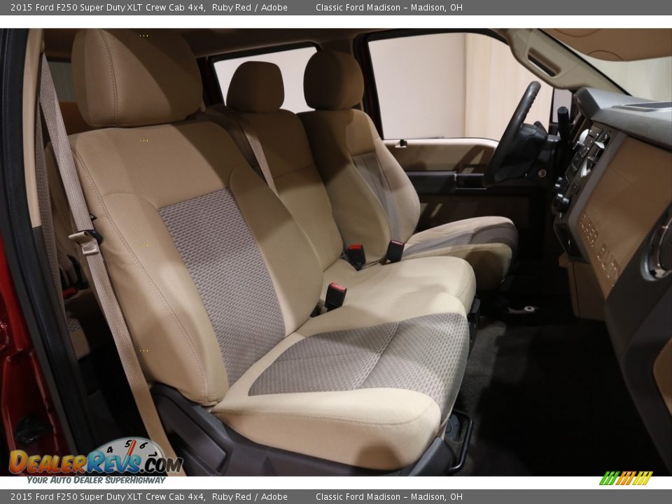 2015 Ford F250 Super Duty XLT Crew Cab 4x4 Ruby Red / Adobe Photo #14