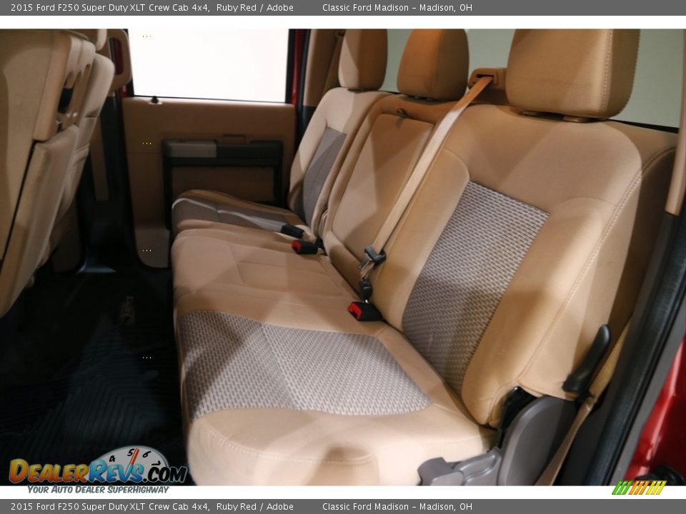 2015 Ford F250 Super Duty XLT Crew Cab 4x4 Ruby Red / Adobe Photo #16