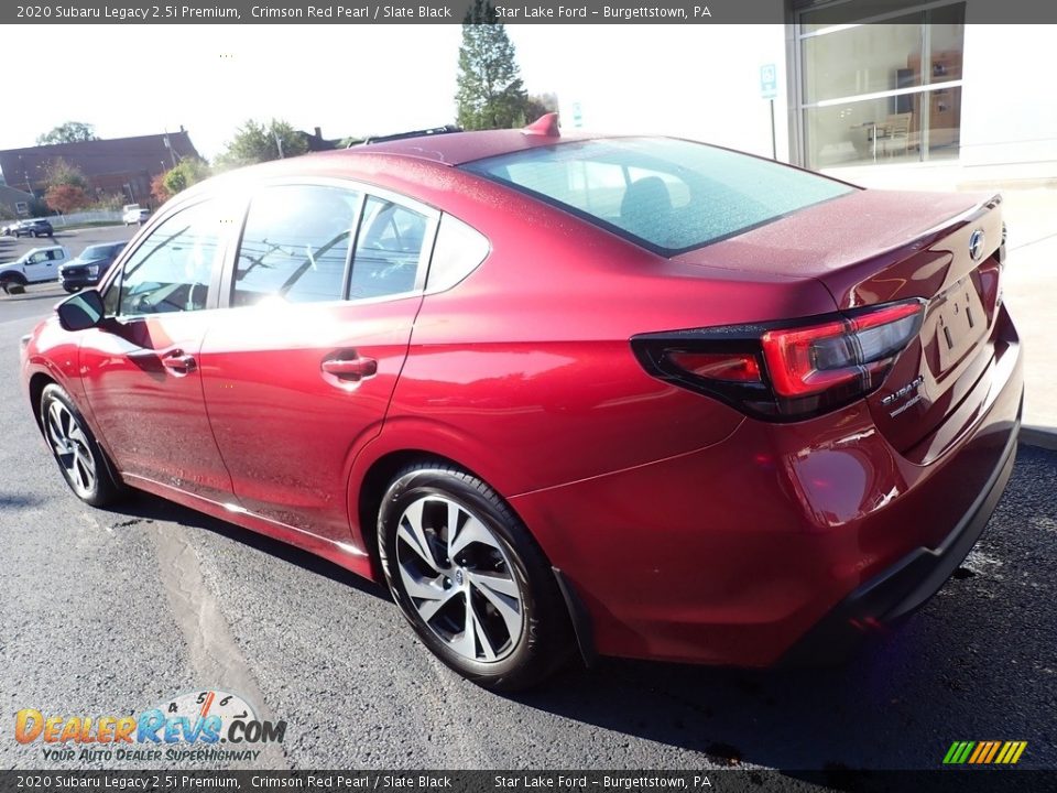 2020 Subaru Legacy 2.5i Premium Crimson Red Pearl / Slate Black Photo #3