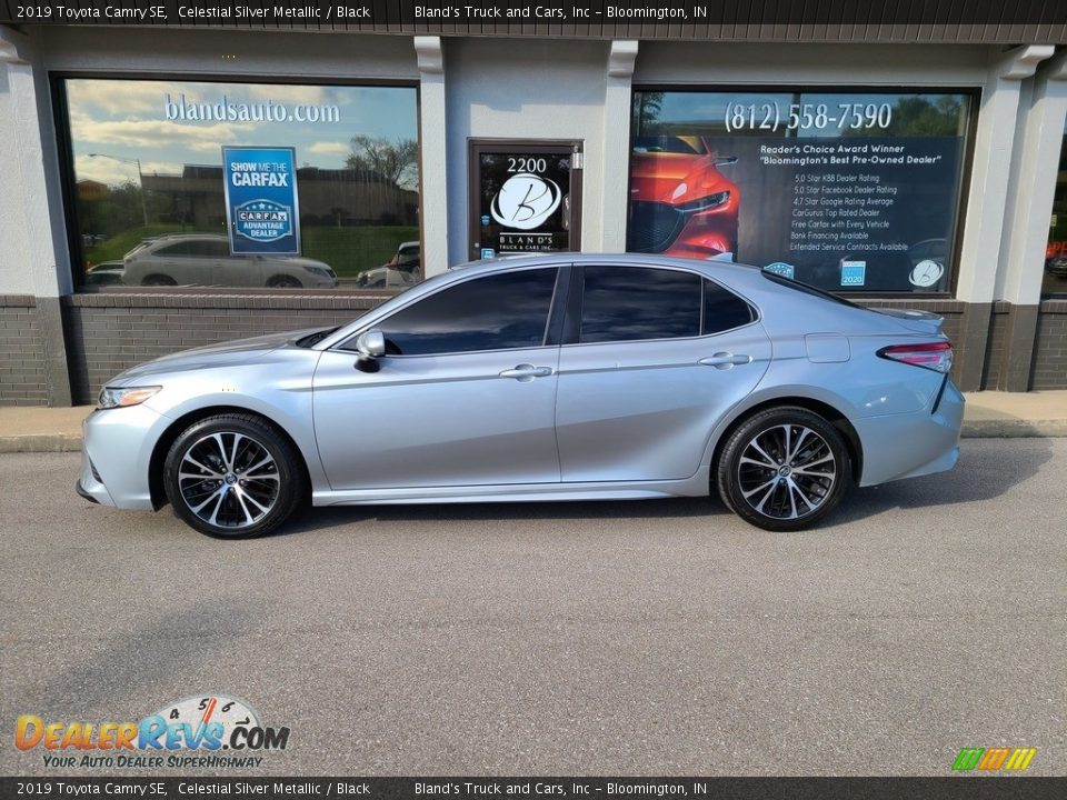 2019 Toyota Camry SE Celestial Silver Metallic / Black Photo #1