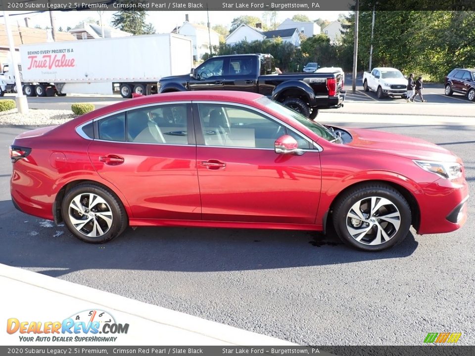 2020 Subaru Legacy 2.5i Premium Crimson Red Pearl / Slate Black Photo #7