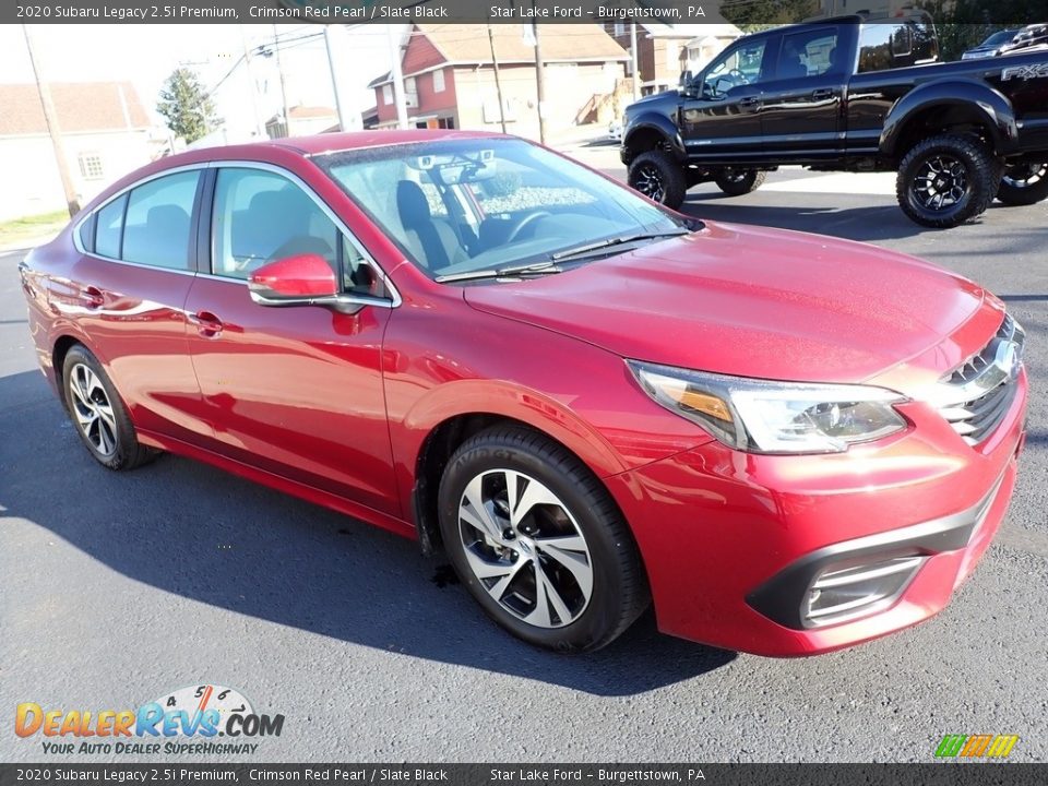 2020 Subaru Legacy 2.5i Premium Crimson Red Pearl / Slate Black Photo #8