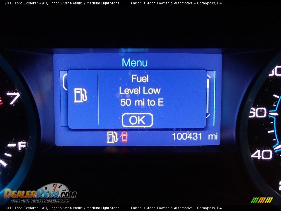 2013 Ford Explorer 4WD Ingot Silver Metallic / Medium Light Stone Photo #29