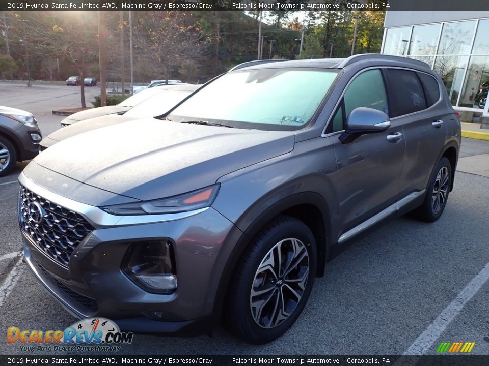 2019 Hyundai Santa Fe Limited AWD Machine Gray / Espresso/Gray Photo #1