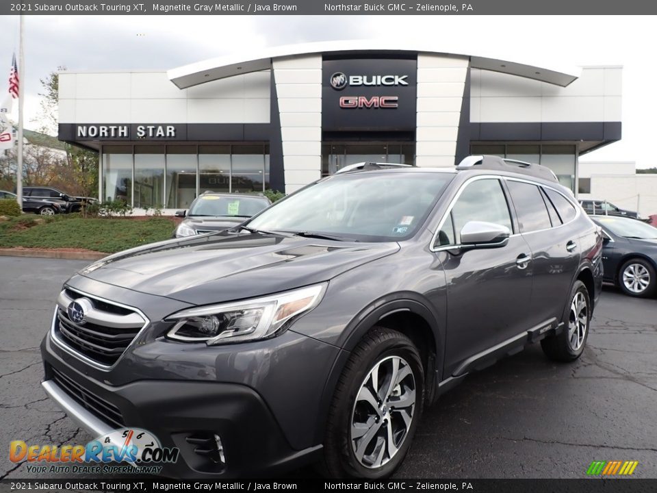 2021 Subaru Outback Touring XT Magnetite Gray Metallic / Java Brown Photo #1