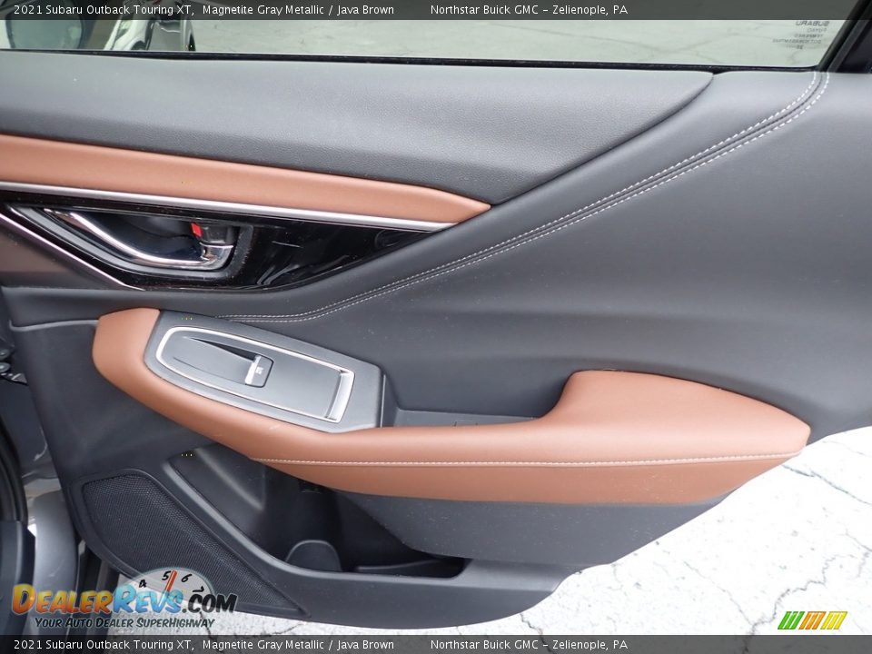 2021 Subaru Outback Touring XT Magnetite Gray Metallic / Java Brown Photo #7