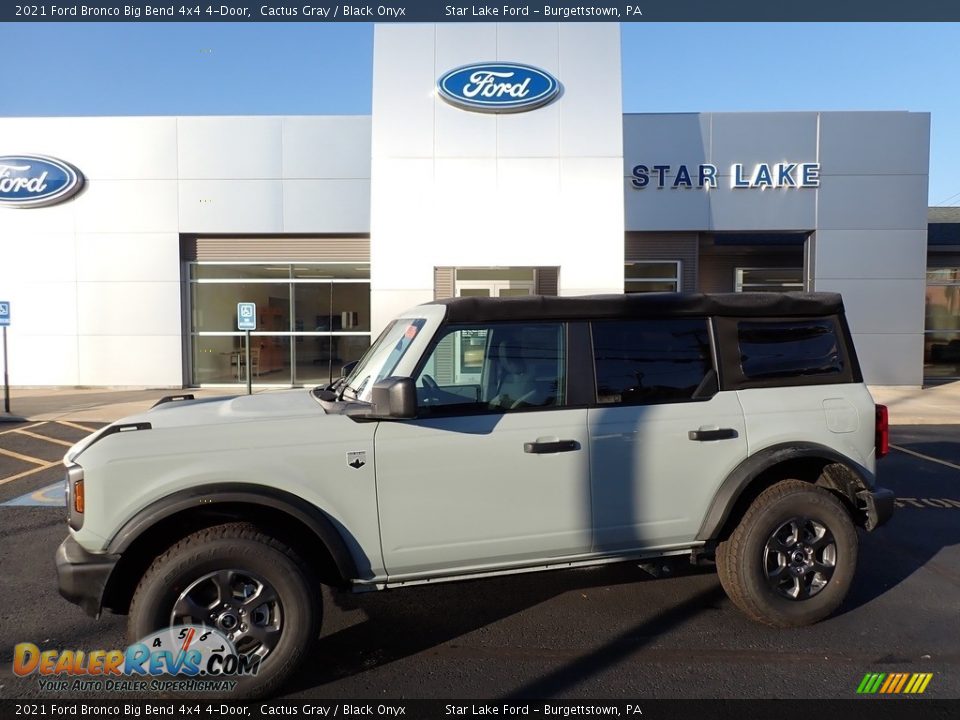 2021 Ford Bronco Big Bend 4x4 4-Door Cactus Gray / Black Onyx Photo #1