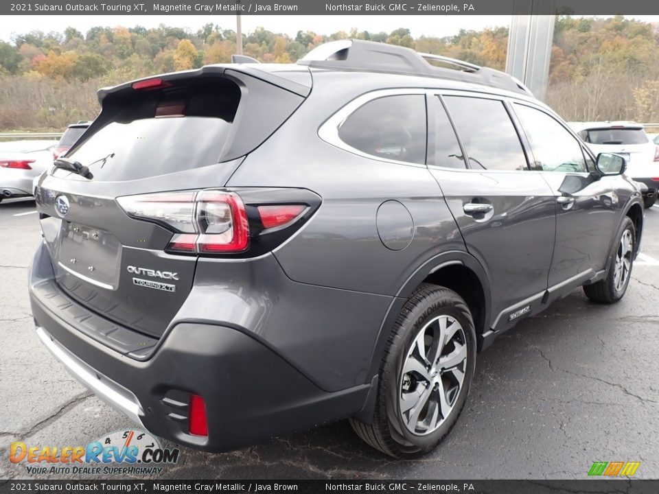 2021 Subaru Outback Touring XT Magnetite Gray Metallic / Java Brown Photo #8