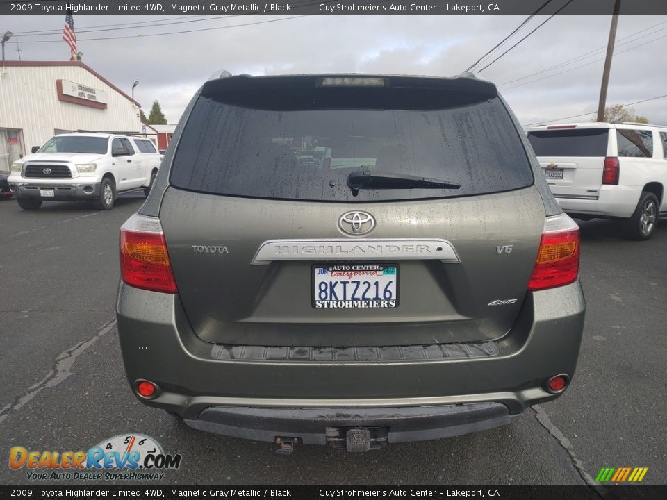 2009 Toyota Highlander Limited 4WD Magnetic Gray Metallic / Black Photo #9