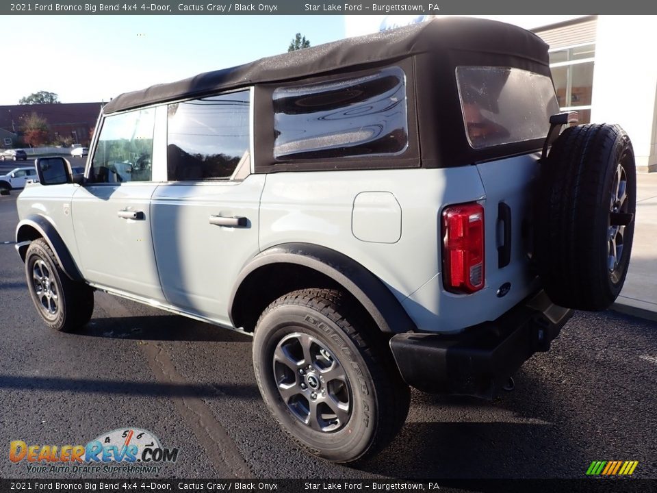 2021 Ford Bronco Big Bend 4x4 4-Door Cactus Gray / Black Onyx Photo #3