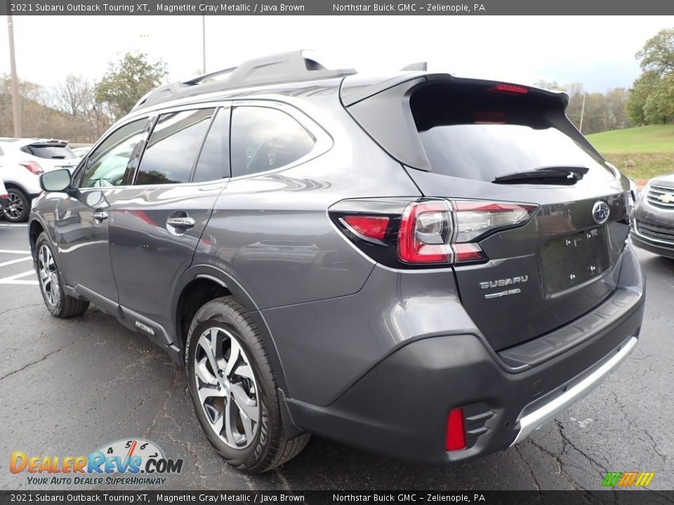 2021 Subaru Outback Touring XT Magnetite Gray Metallic / Java Brown Photo #12