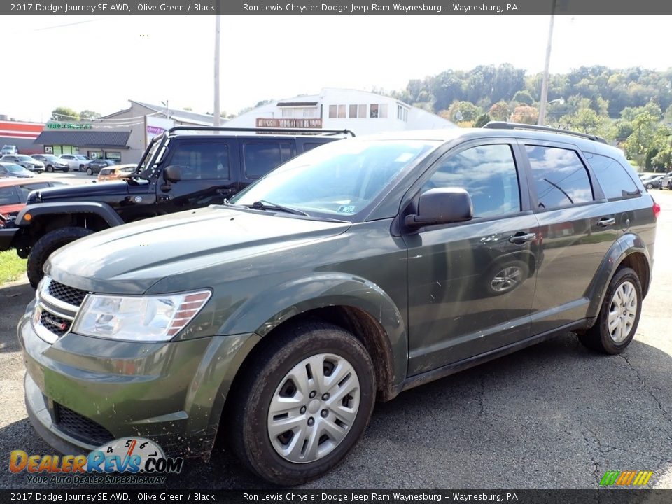 2017 Dodge Journey SE AWD Olive Green / Black Photo #1