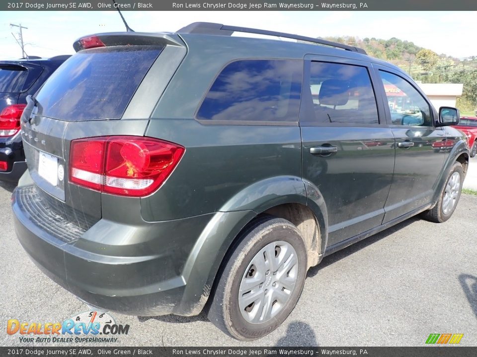 2017 Dodge Journey SE AWD Olive Green / Black Photo #3