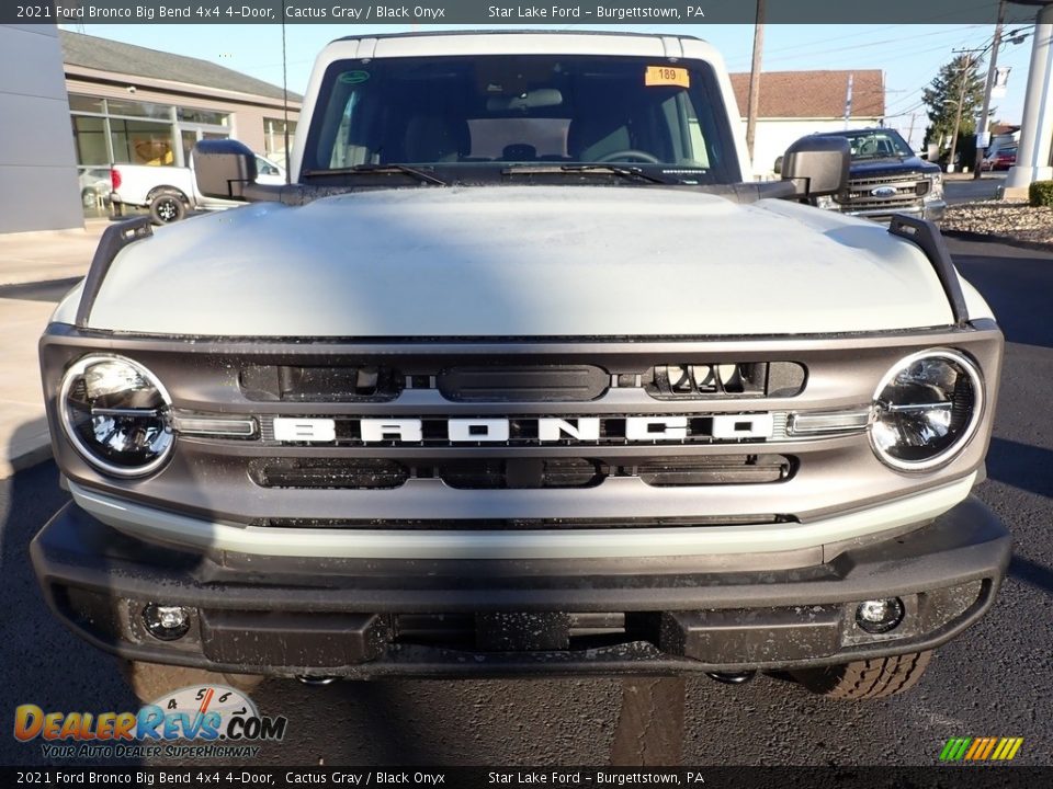 2021 Ford Bronco Big Bend 4x4 4-Door Cactus Gray / Black Onyx Photo #9