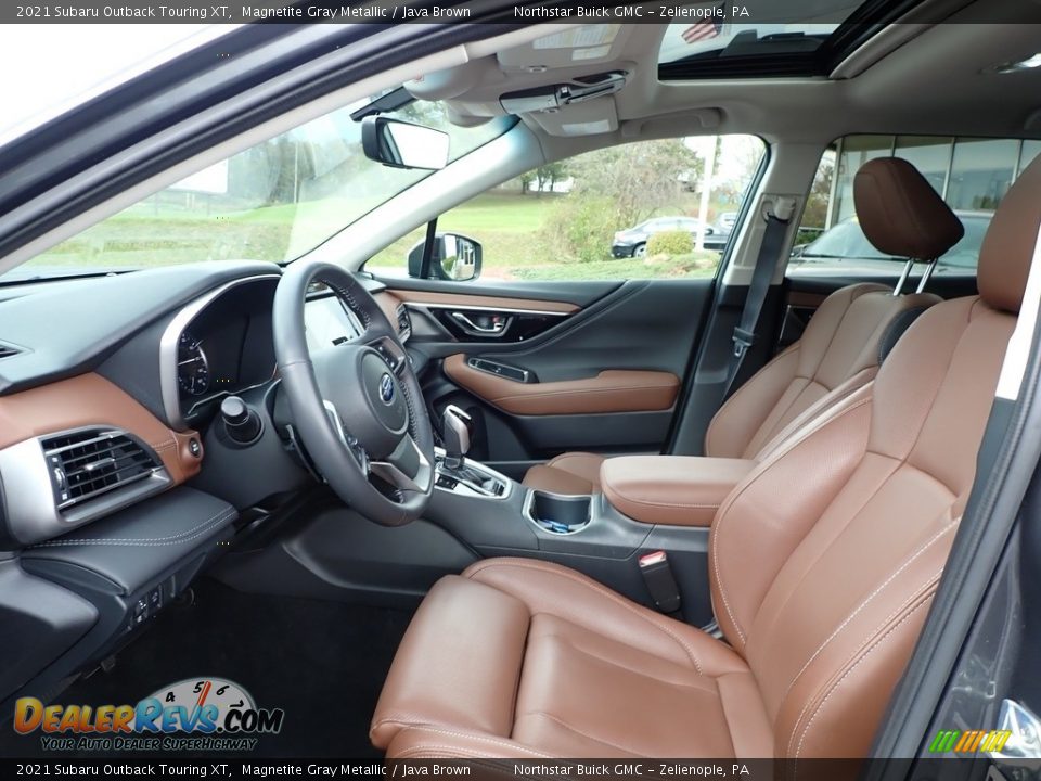 Java Brown Interior - 2021 Subaru Outback Touring XT Photo #16