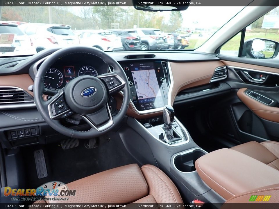 Java Brown Interior - 2021 Subaru Outback Touring XT Photo #18