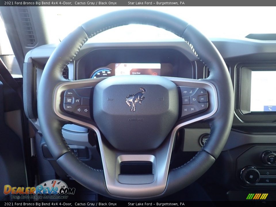 2021 Ford Bronco Big Bend 4x4 4-Door Steering Wheel Photo #19