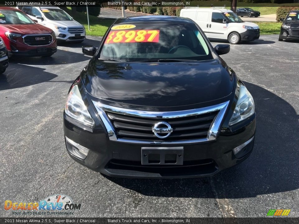 2013 Nissan Altima 2.5 S Super Black / Charcoal Photo #3