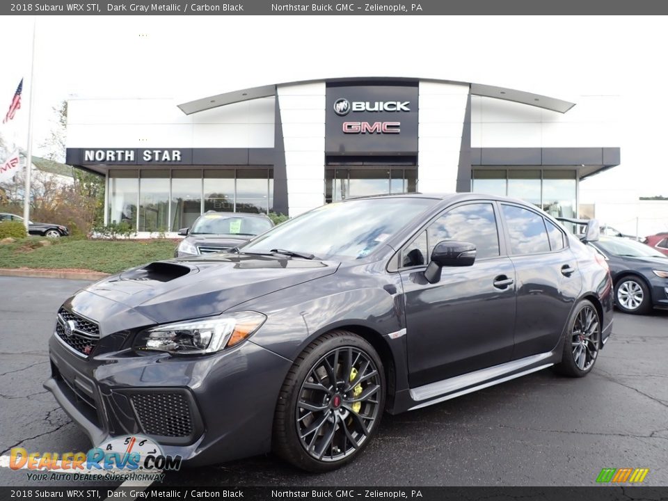 2018 Subaru WRX STI Dark Gray Metallic / Carbon Black Photo #1