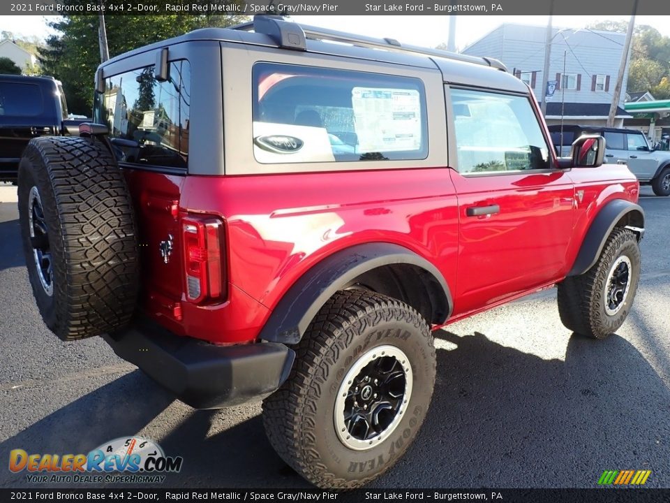 Rapid Red Metallic 2021 Ford Bronco Base 4x4 2-Door Photo #6