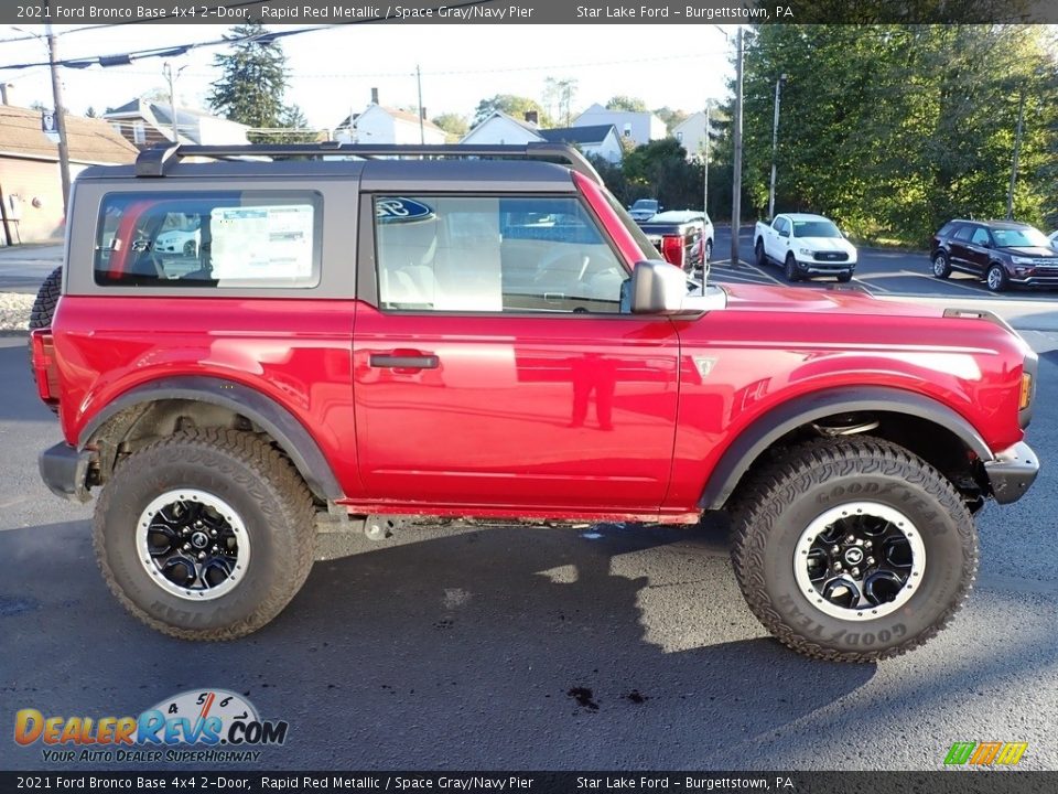 Rapid Red Metallic 2021 Ford Bronco Base 4x4 2-Door Photo #7