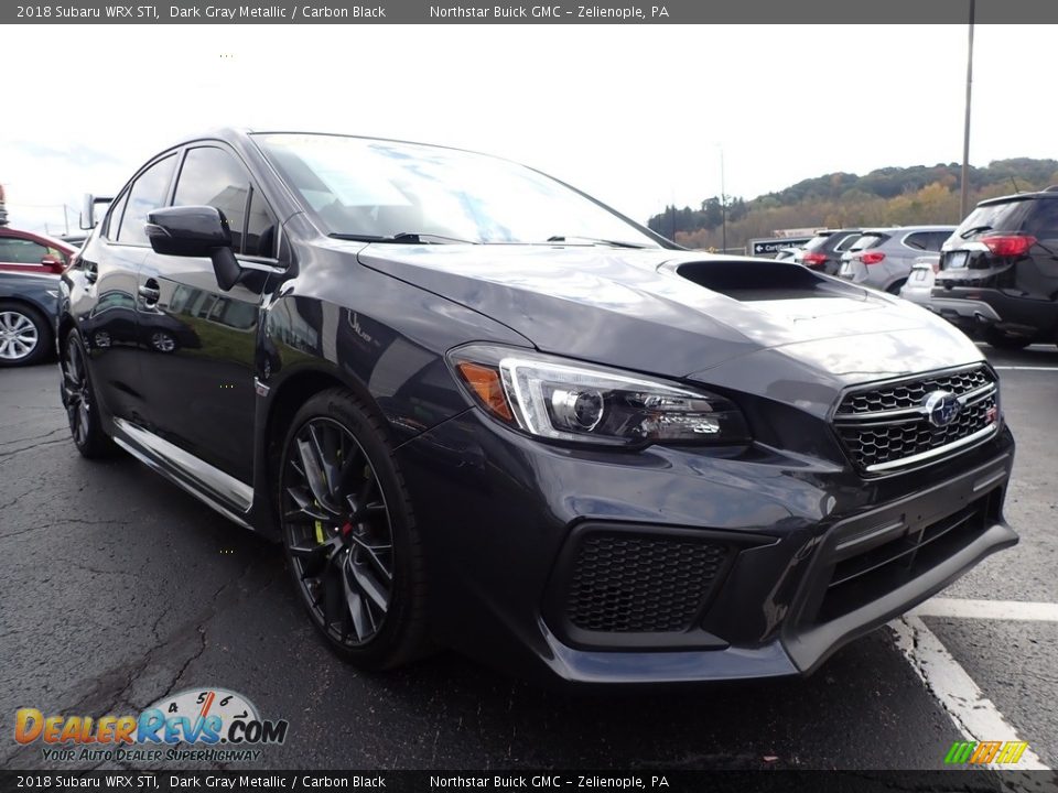 Dark Gray Metallic 2018 Subaru WRX STI Photo #4