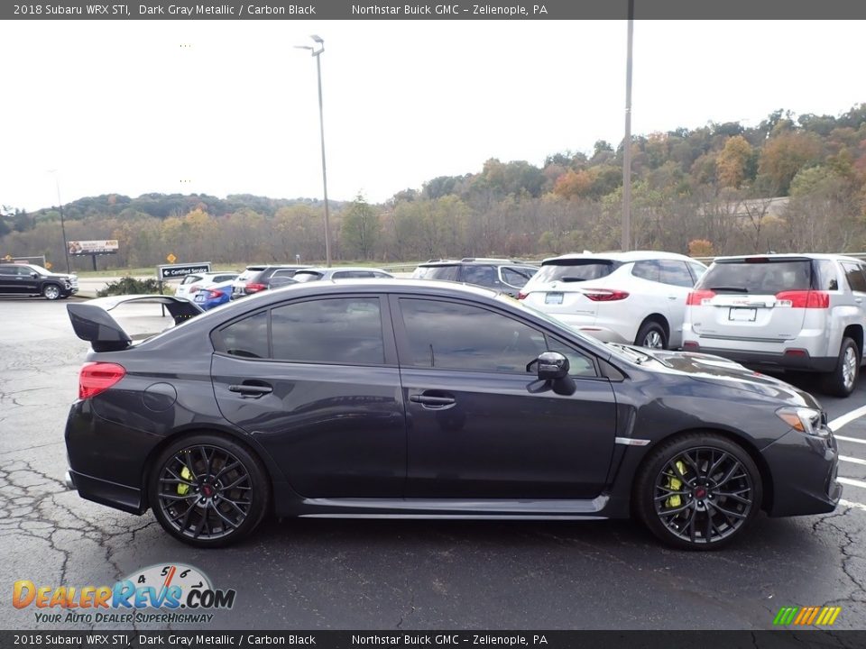 Dark Gray Metallic 2018 Subaru WRX STI Photo #5