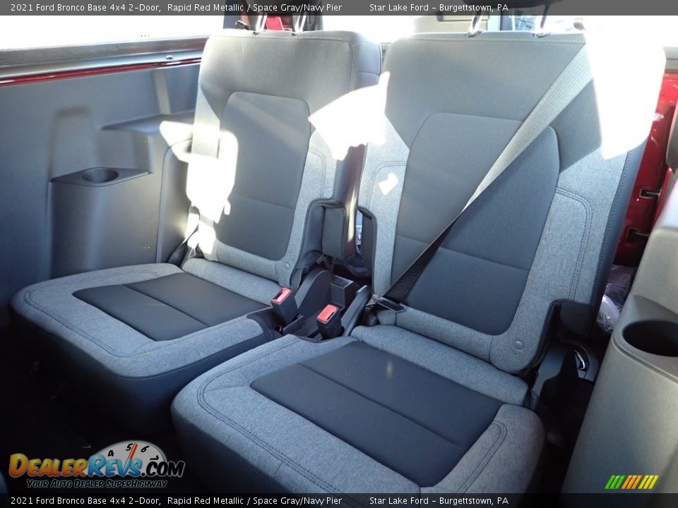 Rear Seat of 2021 Ford Bronco Base 4x4 2-Door Photo #12