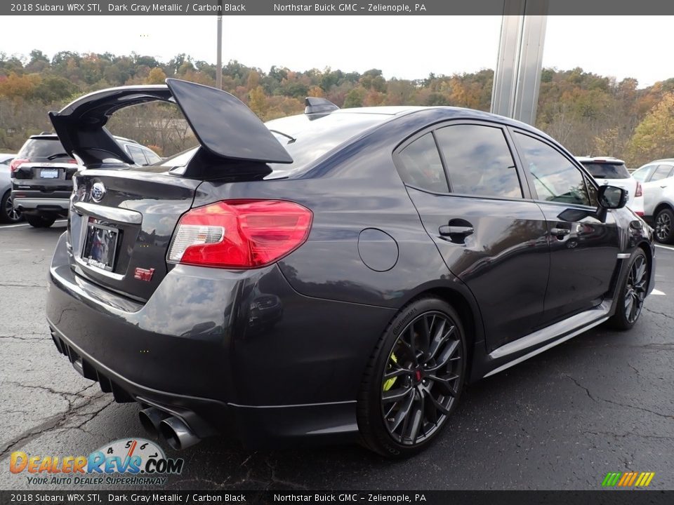 2018 Subaru WRX STI Dark Gray Metallic / Carbon Black Photo #8