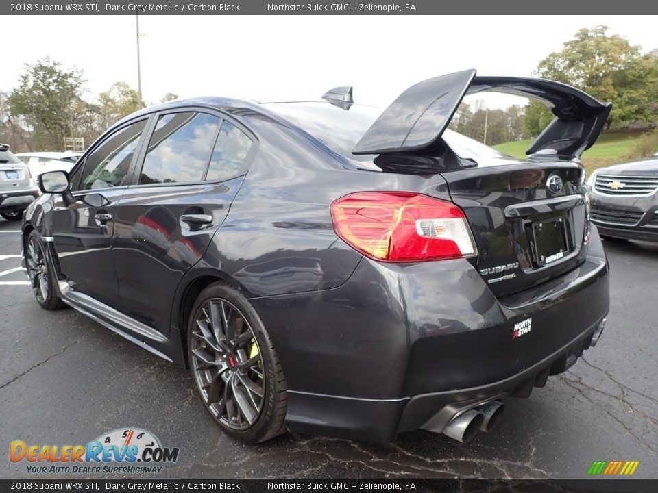 Dark Gray Metallic 2018 Subaru WRX STI Photo #11