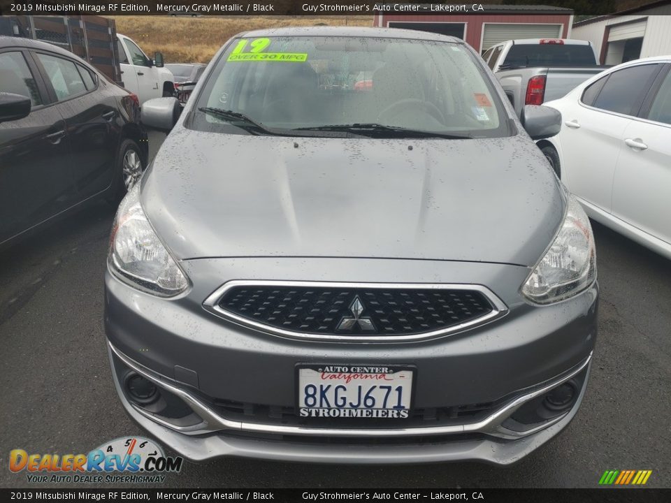 2019 Mitsubishi Mirage RF Edition Mercury Gray Metallic / Black Photo #2