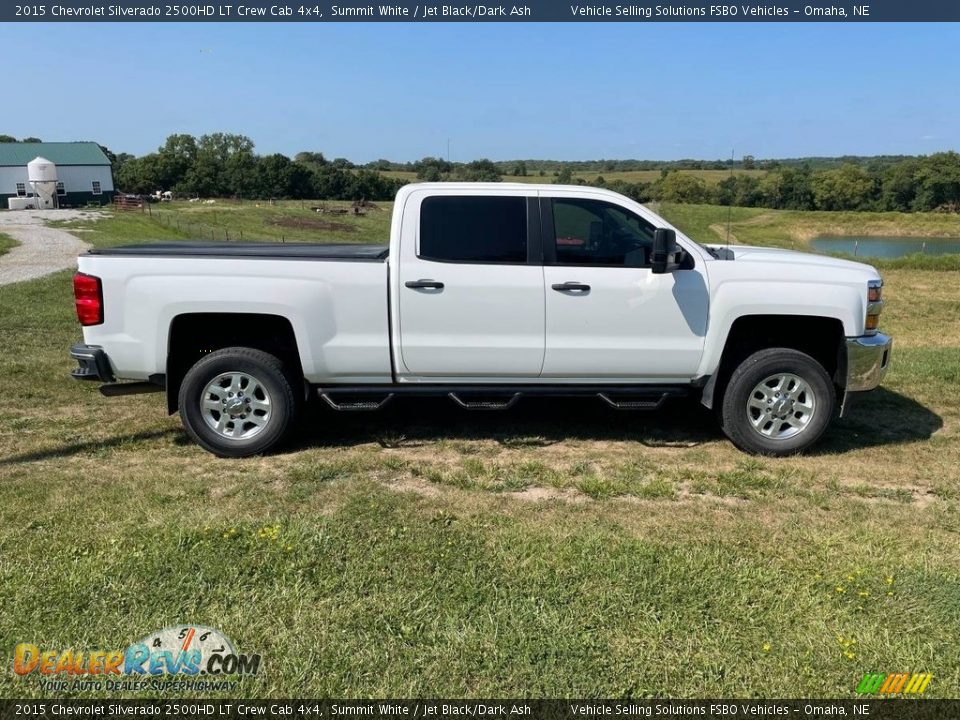 2015 Chevrolet Silverado 2500HD LT Crew Cab 4x4 Summit White / Jet Black/Dark Ash Photo #2