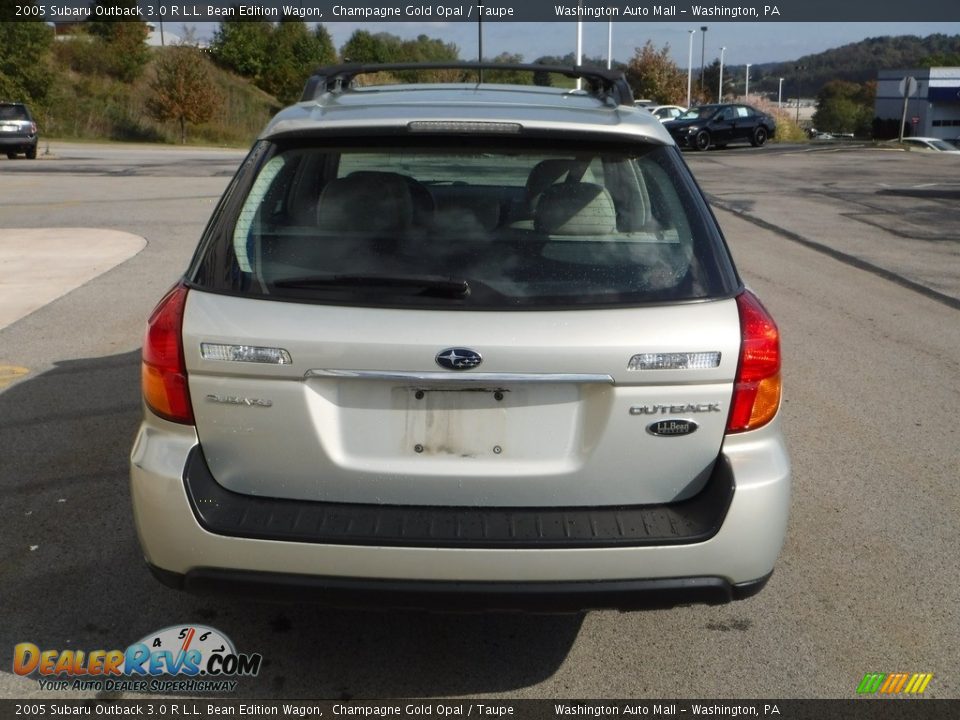 2005 Subaru Outback 3.0 R L.L. Bean Edition Wagon Champagne Gold Opal / Taupe Photo #10