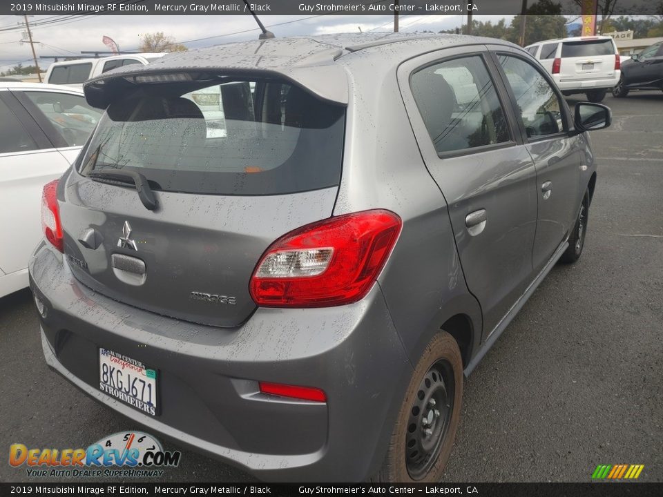 2019 Mitsubishi Mirage RF Edition Mercury Gray Metallic / Black Photo #8