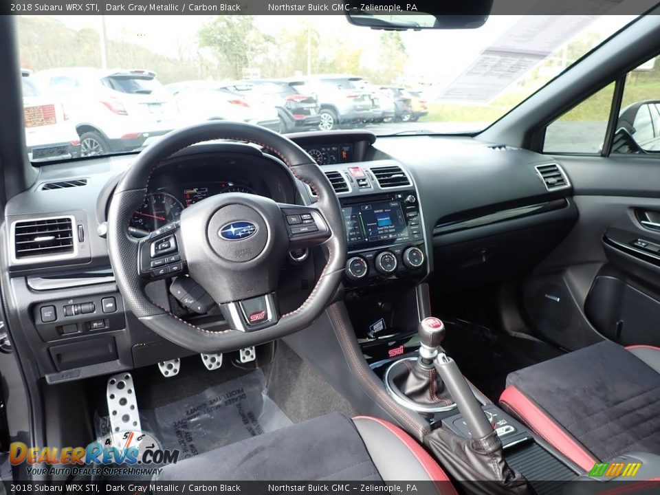 Carbon Black Interior - 2018 Subaru WRX STI Photo #18