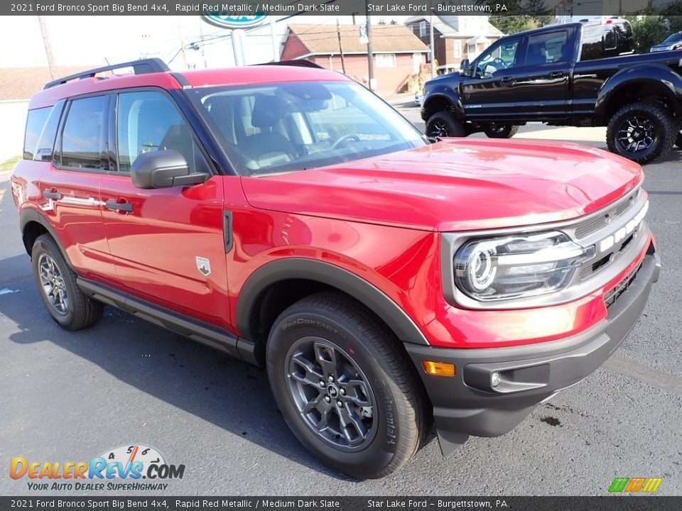 Front 3/4 View of 2021 Ford Bronco Sport Big Bend 4x4 Photo #8