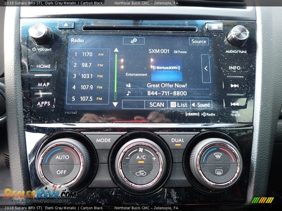 Controls of 2018 Subaru WRX STI Photo #23