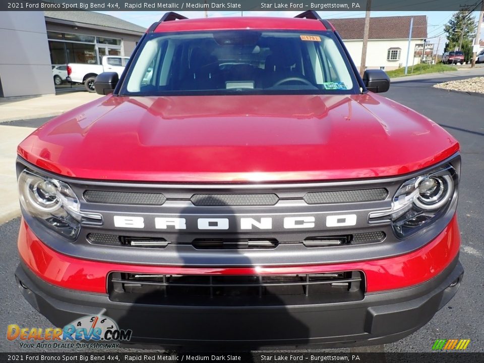 2021 Ford Bronco Sport Big Bend 4x4 Rapid Red Metallic / Medium Dark Slate Photo #9