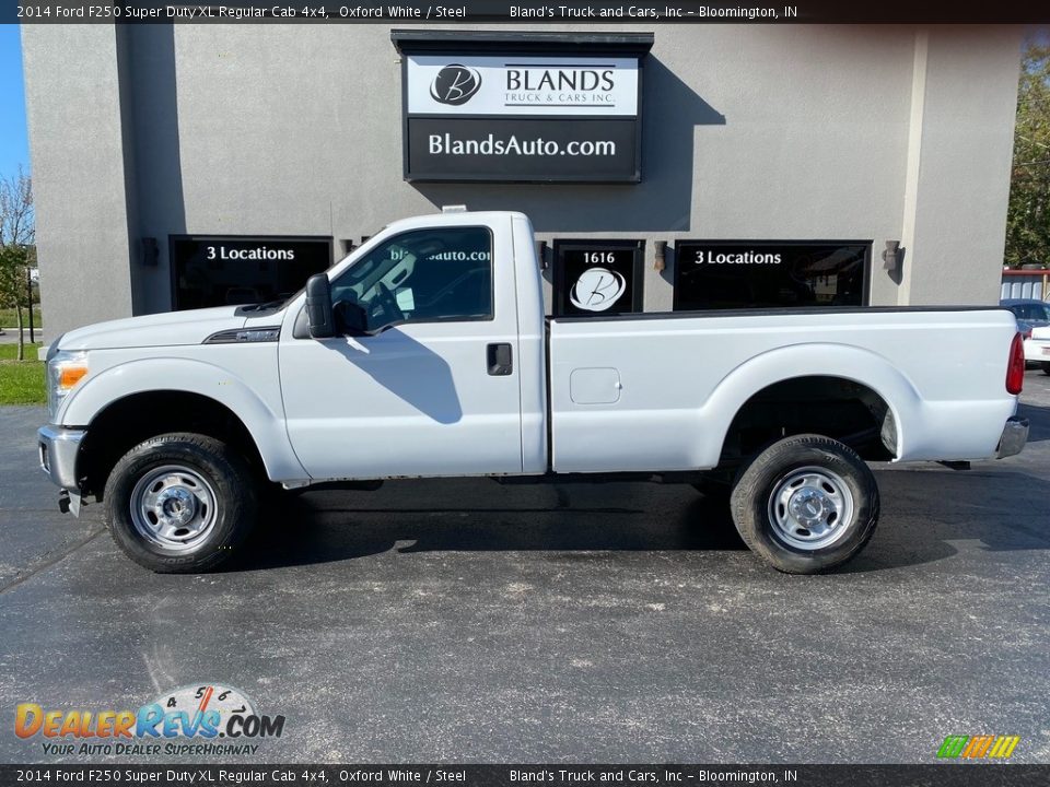 2014 Ford F250 Super Duty XL Regular Cab 4x4 Oxford White / Steel Photo #1