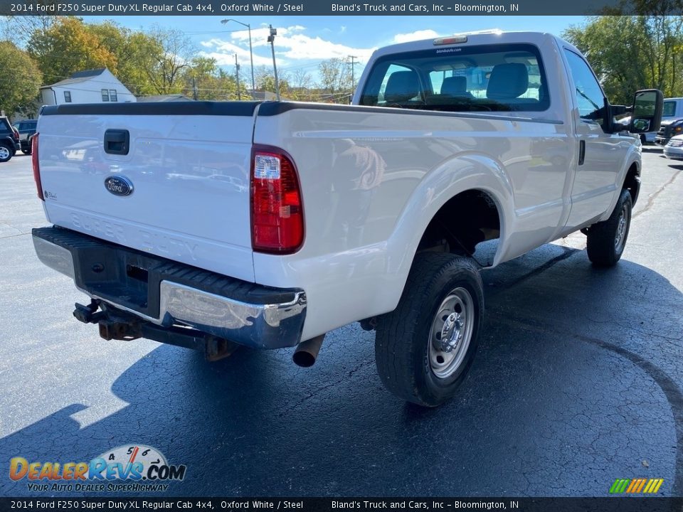 2014 Ford F250 Super Duty XL Regular Cab 4x4 Oxford White / Steel Photo #5