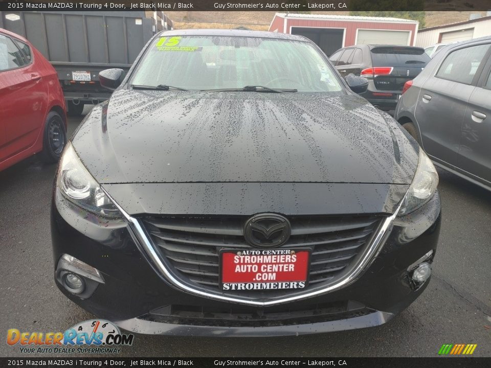 2015 Mazda MAZDA3 i Touring 4 Door Jet Black Mica / Black Photo #2