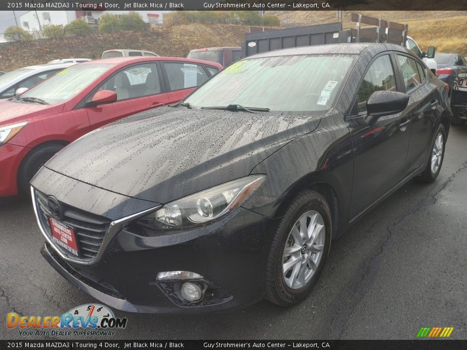 2015 Mazda MAZDA3 i Touring 4 Door Jet Black Mica / Black Photo #3