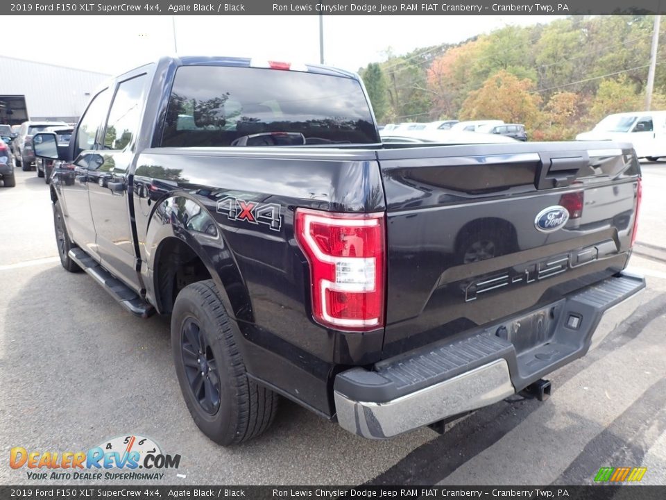 2019 Ford F150 XLT SuperCrew 4x4 Agate Black / Black Photo #4