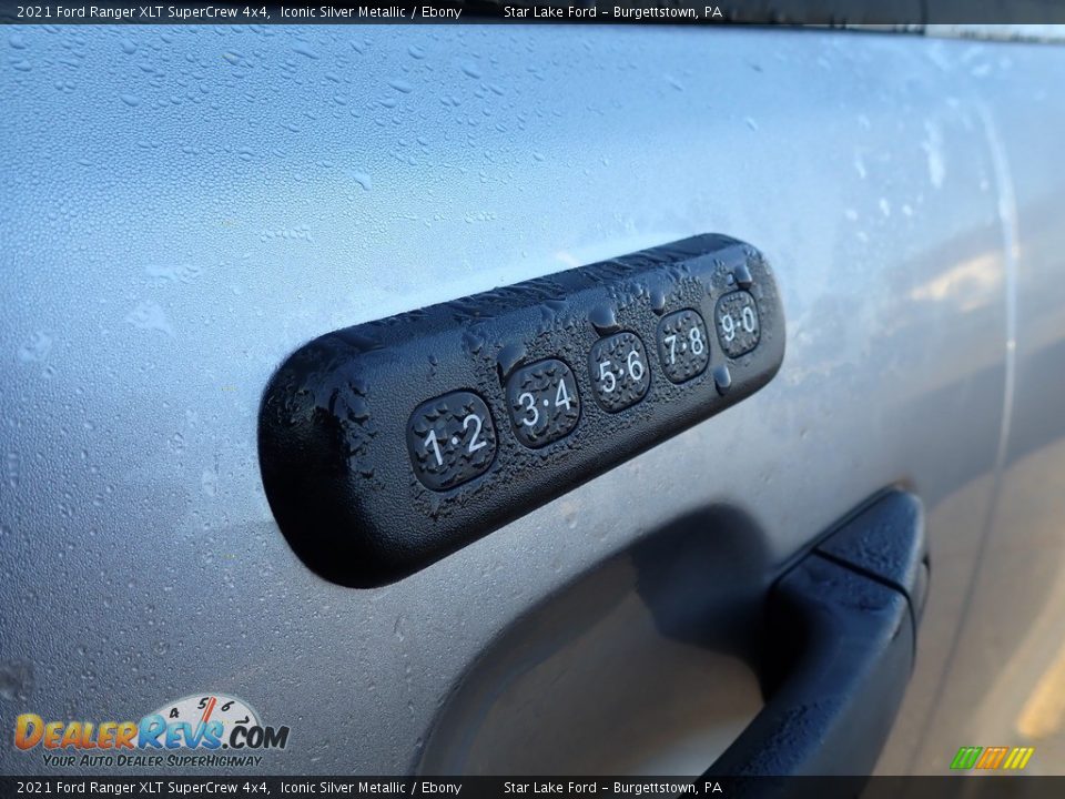 2021 Ford Ranger XLT SuperCrew 4x4 Iconic Silver Metallic / Ebony Photo #10