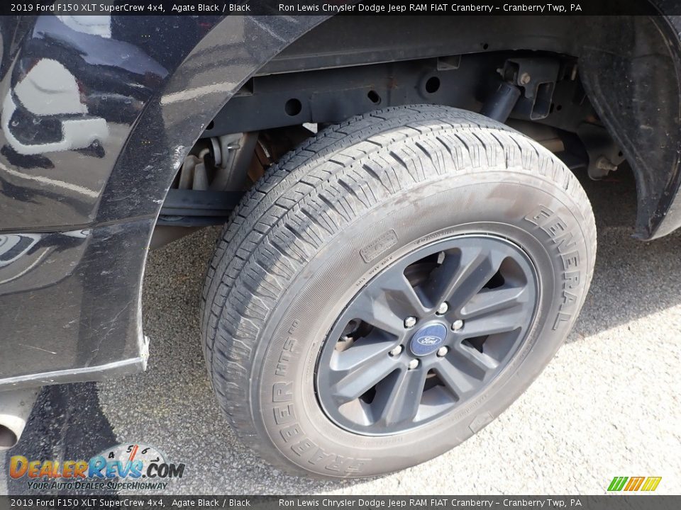 2019 Ford F150 XLT SuperCrew 4x4 Agate Black / Black Photo #5