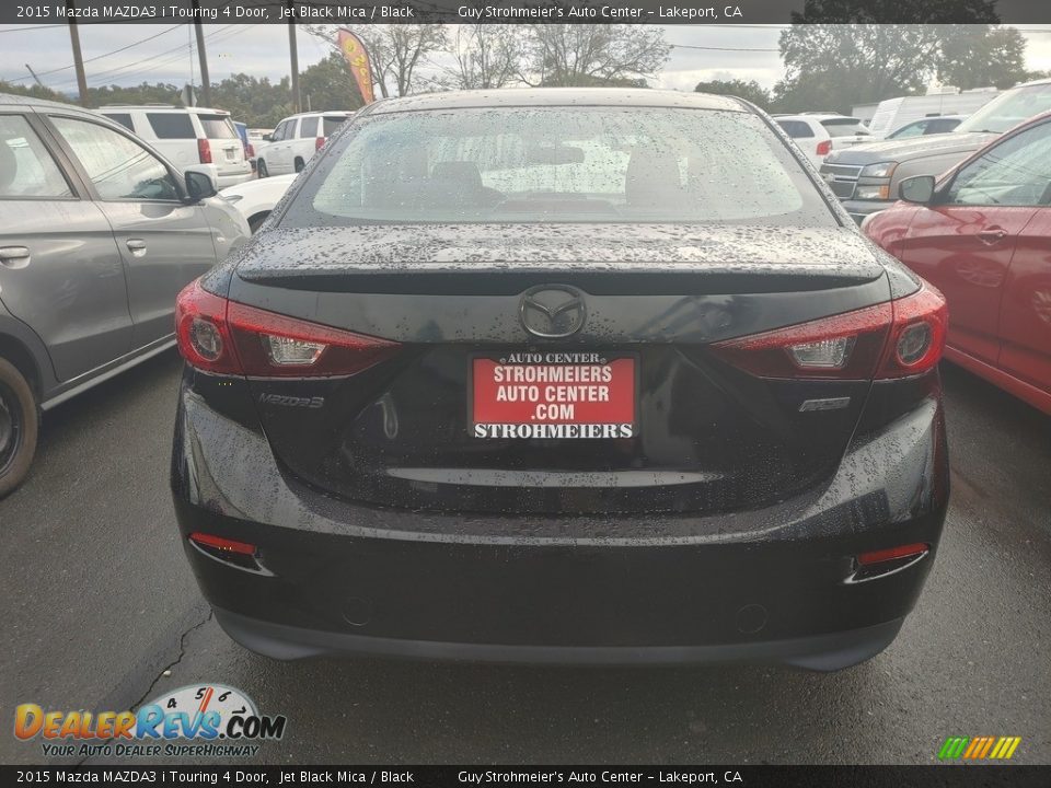 2015 Mazda MAZDA3 i Touring 4 Door Jet Black Mica / Black Photo #8